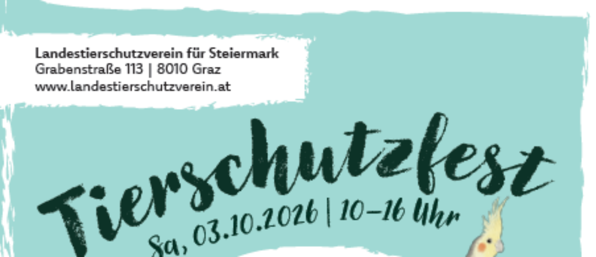 Einladung zu unserem Tierschutzfest – 03.10.2026